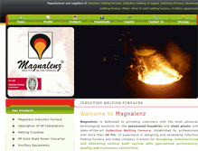 Tablet Screenshot of magnalenzindia.com